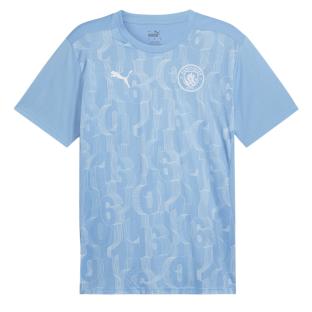 Manchester City Maillot Pré match Bleu Homme Puma 24/25 pas cher