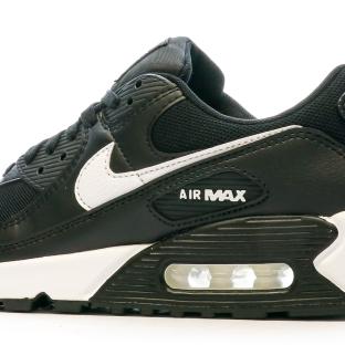 Baskets Noires/Blanches Homme Nike Air Max 90 vue 7
