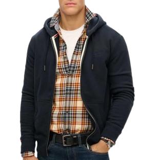 Sweat Marine Homme Superdry Essential M2014128A pas cher