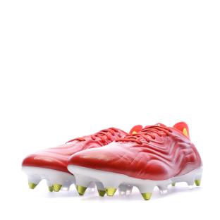 Chaussures de foot Rouge Adidas Copa Sense.1 SG vue 6