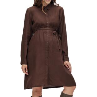 Robe Marron Femme Mamalicious Lia vue 0