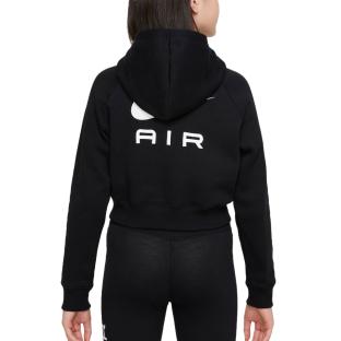 Sweat Noir Fille Nike DQ8932 vue 2