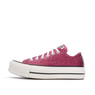 Baskets Roses Femme Converse Chuck Taylor All Star Lift A05438C pas cher
