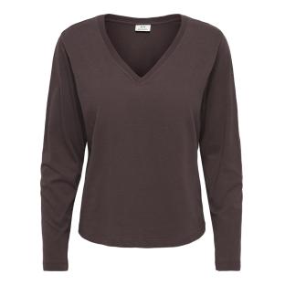 T-shirt Manches Longues Marron Femme JDY Rex vue 0