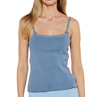 Débardeur Bleu Femme Tommy Hilfiger Gmd pas cher