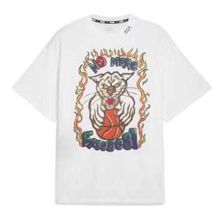 T-Shirt Blanc Homme Puma Getting Crafty Gender Neutral pas cher