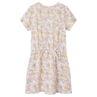 Robe Blanche/Orange Fille Name it Foskhi vue 0