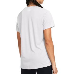 T-Shirt Gris Clair Femme Under Armour Tech vue 0