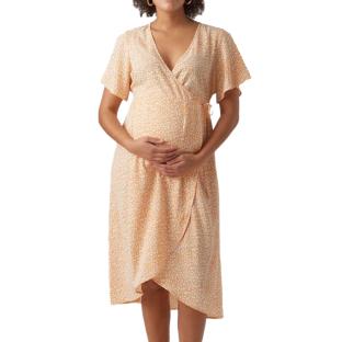 Robe de Grossesse Orange Femme Vero Moda Maternity 20019203 pas cher