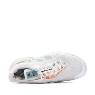 Chaussure de Tennis Blanche Femme Adidas Barricade W Parley vue 4