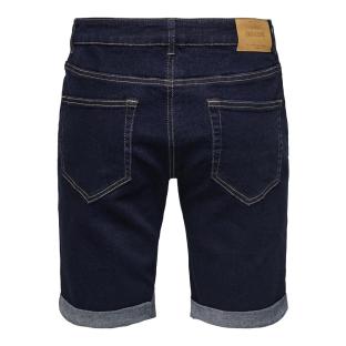 Short en Jean Marine Homme Only & Sons Ply vue 0