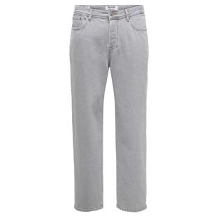 Herrenjeans in weiter Passform, grau, Only & Sons Jax Box Tai Ansicht 0