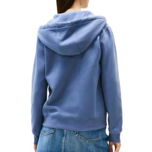 Sweat Zippé Bleu Femme Tommy Hilfiger 19729 vue 2