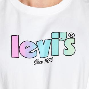 T-shirt Blanc Homme Levi's Neutrals vue 3