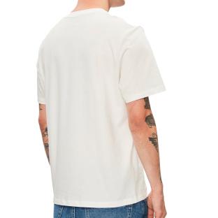 T-shirt Blanc Homme Pepe jeans Claude vue 2