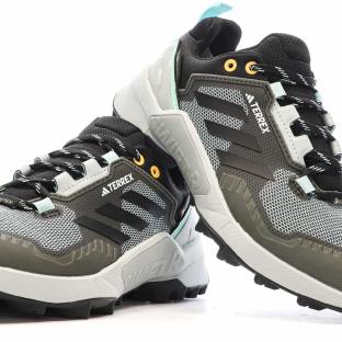 Chaussures de trail Grises Femme Adidas Terrex Swift vue 7