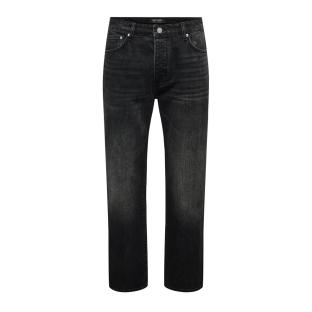 Jean Droit Noir Homme Only & Sons Fade pas cher