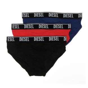 x3 Slips Noir/Rouge Homme Diesel RSFAC vue 2