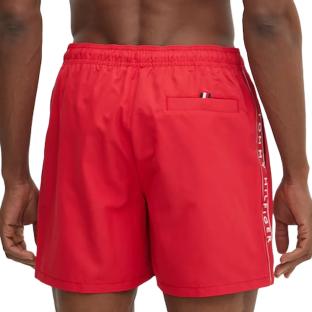 Maillot de bain Rouge Homme Tommy Hilfiger Drawstring vue 2