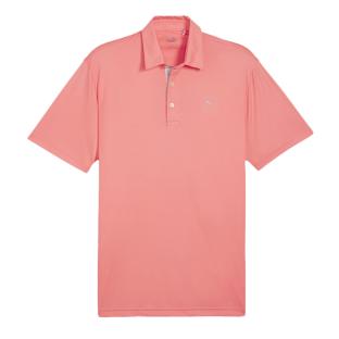 Polo de Golf Corail Homme Puma Pure Solid pas cher