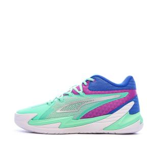 Chaussures de Basketball Blanc/Turquoise Homme Puma Dagger pas cher