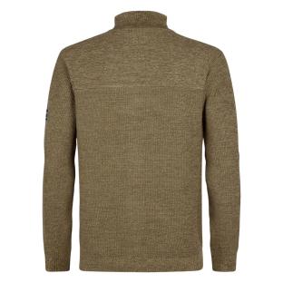Sweat Zippé Beige Homme Petrol Industries Collar vue 2