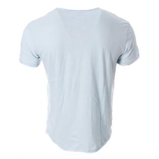 T-shirt Bleu Homme Paname Brothers TAZIO vue 2