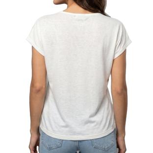 Camiseta blanca de mujer Morgan Fantaisiess ver 0