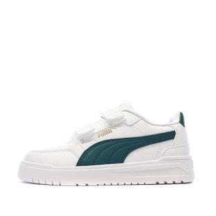 Zapatillas blancas/verdes para niño de Puma 403740 ver 0