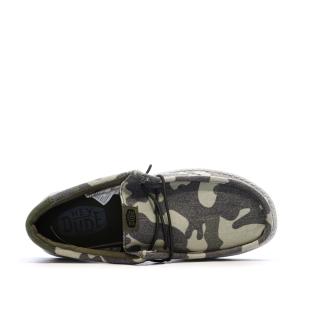 Chaussures Militaire Kaki Homme Hey Dude Camo vue 0