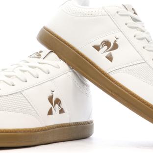 Baskets Blanches/Camel Homme Le Coq Sportif Derby vue 7