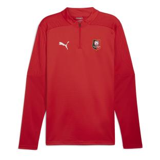 Stade Rennais Sweat 1/4 Zip Homme Puma 2024/2025 pas cher