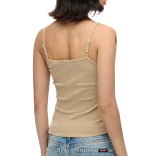 Débardeur Marron Clair Femme Superdry Fine vue 2