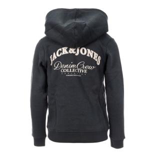 Sweat Gris Foncé Garçon Jack & Jones Brandes vue 2