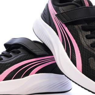 Baskets Noir/Rose Mixte Puma Pounce Lite Ac+ Ps vue 0