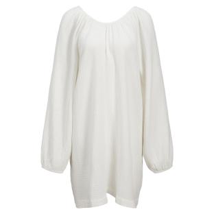 Robe Blanche Femme JJXX Muslin vue 3