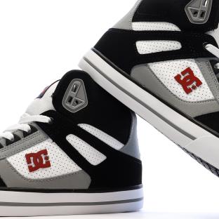 Men’s White/Black DC Shoes Pure High Trainers Photo of the Espace des Marques %store% store - view of %key%