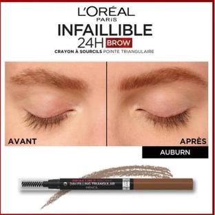 Crayon à sourcils L'Oréal Paris Infaillible Brows 12H 5.23 Auburn vue 0