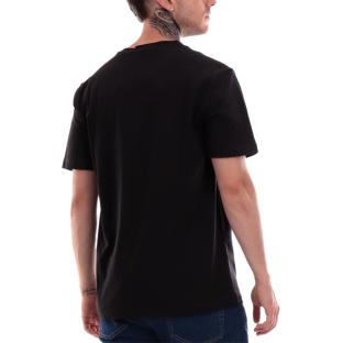 T-shirt Noir Homme Calvin Klein Jeans MonologoBeh vue 2