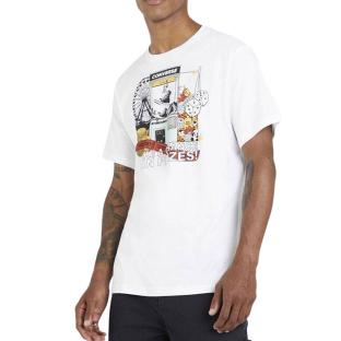 T-shirt Blanc Homme Converse Claw Machine pas cher