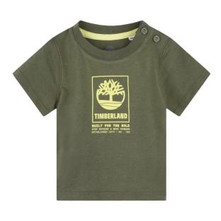 T-shirt Kaki Bébé Timberland T60100 vue 0