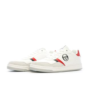Baskets Blanche/Rouge Homme Sergio Tacchini Roma vue 6