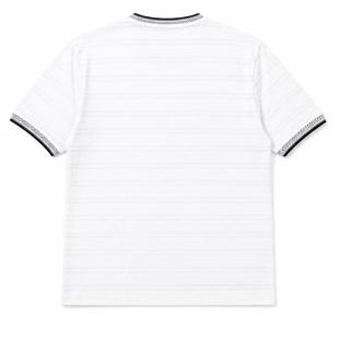 T-Shirt Blanc Homme RMS26 Rayures vue 0