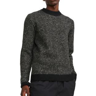 Pull Noir Homme Jack & Jones Space pas cher