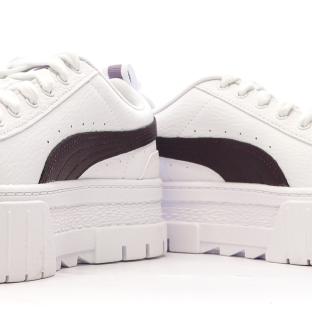 Baskets Blanches/Noires Fille Puma Mayze vue 7