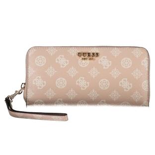 Portefeuille Rose Femme Guess Around pas cher
