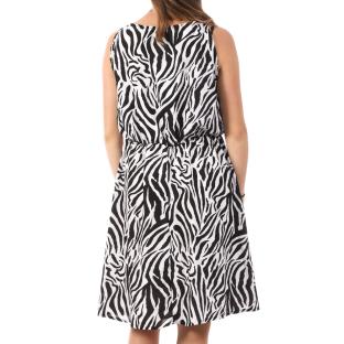 Robe Imprimé Noir/Blanc Femme Joseph In Racer vue 2