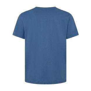 T-shirt Bleu Homme Pepe jeans Eggo SEB vue 2