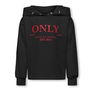 Sweat Noir Fille Kids ONLY Wendy pas cher