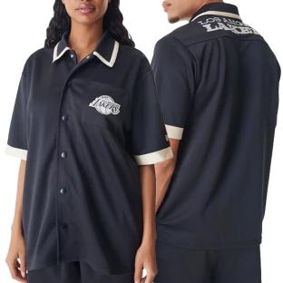 Chemise Noire Mixte New Era Loslak vue 4